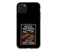 Carcasa para iPhone 11 Pro MAX Red River Flows Take The Dirt Road Humor Adulto