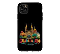 Carcasa para iPhone 11 Pro MAX Regalo de Recuerdo de Viaje de Guadalajara México Dibujado a Mano