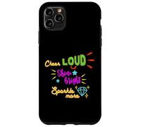 Carcasa para iPhone 11 Pro MAX Regalo para animadoras Cheer Cheer Loud Shine Bright