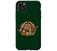 Carcasa para iPhone 11 Pro MAX Reggae música Capybara Island Shiba-Inu y Mono como Banda