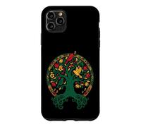 Carcasa para iPhone 11 Pro MAX Reggae Tree Life Rasta Roots Singing Birds Music