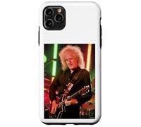 Carcasa para iPhone 11 Pro MAX Reina & Adam Lambert Brian May Guitarrista por Dick Barnatt
