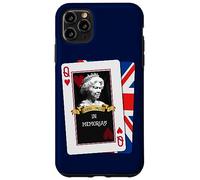 Carcasa para iPhone 11 Pro MAX Reina Elizabeth II - Tarjeta de Juego (Memoriam skat Royal, Reino Unido)