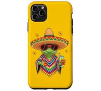 Carcasa para iPhone 11 Pro MAX Relax - Gringo - Un Divertido Lagarto en un Poncho y un Sombrero