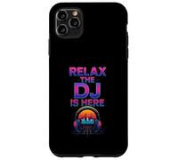 Carcasa para iPhone 11 Pro MAX Relax The DJ Is Here Funny DJ Disc Jockey Reproductor de música para Hombre