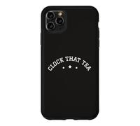 Carcasa para iPhone 11 Pro MAX Reloj Que Té Meme Adolescente Mentiras Tween Chismes Gen Z Argot Verdad