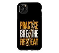 Carcasa para iPhone 11 Pro MAX Repeat-Music Trompeta Músico Trompeta Música Trompeta