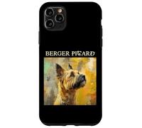 Carcasa para iPhone 11 Pro MAX Retratos Coloridos de Perros franceses - Berger Picard