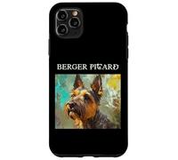 Carcasa para iPhone 11 Pro MAX Retratos Coloridos de Perros franceses - Berger Picard