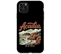 Carcasa para iPhone 11 Pro MAX Retro Acadia National Park Vintage Style Maine Shore