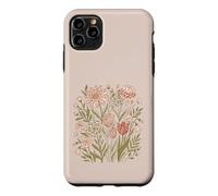 Carcasa para iPhone 11 Pro MAX Retro Animal Print Wildflower Flowers Boho Floral Aesthetic