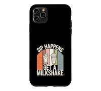 Carcasa para iPhone 11 Pro MAX Retro Comida Rápida Nostalgia Vintage Diner Papas Fritas Batidos Hamburguesas