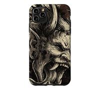 Carcasa para iPhone 11 Pro MAX Retro Japonés Oni Demon HannyaScreaming Yokai Anime