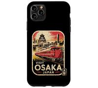 Carcasa para iPhone 11 Pro MAX Retro Osaka Japón Tren Viaje Vintage Recuerdo Japonés