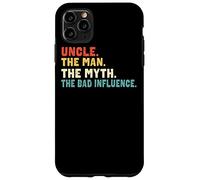Carcasa para iPhone 11 Pro MAX Retro Tío el Hombre el Mito la Mala Influencia