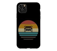Carcasa para iPhone 11 Pro MAX Retro Vintage Sunset 4x4 Coche Off Road Wave