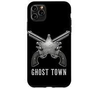 Carcasa para iPhone 11 Pro MAX Revólveres Ghost Town Western Vintage Cowboy Outlaw