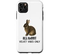Carcasa para iPhone 11 Pro MAX Rex Rabbit Velvet Vibes Solo para fanáticos de Mascotas y Animales