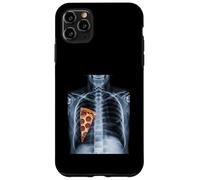 Carcasa para iPhone 11 Pro MAX Rib Cage X-Ray Pizza Slice Funny Food Humor Anatomía