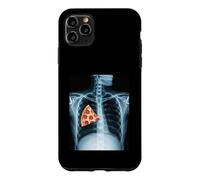 Carcasa para iPhone 11 Pro MAX Rib Cage X-Ray Pizza Slice Funny Food Humor Anatomía