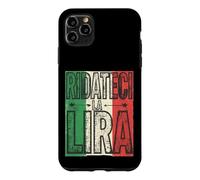 Carcasa para iPhone 11 Pro MAX Ridateci La Lira Nostalgia Italiana Prima Repubblica