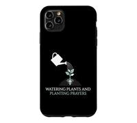 Carcasa para iPhone 11 Pro MAX Riego de Plantas y oraciones de plantación Jardinero Cristiano