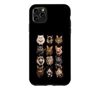 Carcasa para iPhone 11 Pro MAX Rock Star Cats Punk Band Kittens Rock'n Roll Regalos Divertidos