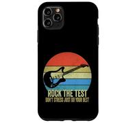 Carcasa para iPhone 11 Pro MAX Rock The Test Don't Stress Test Day, Divertido día de exámenes, Profesor