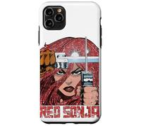Carcasa para iPhone 11 Pro MAX Rojo Sonja Walter Simonson Comic Legends Pelirroja Arte Guerrero