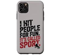 Carcasa para iPhone 11 Pro MAX Roller Derby Diciendo: Golpeo a la Gente por diversión, se Llama Deporte