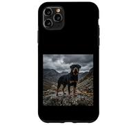 Carcasa para iPhone 11 Pro MAX Rottweiler Montaña Paisaje Dramático Cielo Escena al Aire Libre