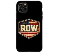 Carcasa para iPhone 11 Pro MAX Row Vintage Bandera Americana Patriótica Rowing Crew USA Patriot