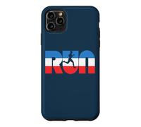 Carcasa para iPhone 11 Pro MAX Run Vintage Red White & Blue Retro Runner Graphic
