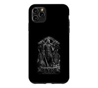 Carcasa para iPhone 11 Pro MAX Runa de Tyr, Dios nórdico, Guerreros Vikingos y Lobos