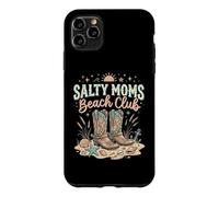 Carcasa para iPhone 11 Pro MAX Salty Moms Beach Club - Botas Vaqueras Divertidas y Lindas Occidentales