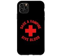 Carcasa para iPhone 11 Pro MAX Salvar a un Vampiro da Sangre Divertido Halloween