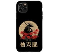 Carcasa para iPhone 11 Pro MAX Samurai Guerrero Rojo Araña Lirio Flor Anime Otaku Japonés