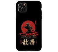 Carcasa para iPhone 11 Pro MAX Samurai Guerrero Rojo Araña Lirio Flor Anime Otaku Japonés