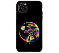 Carcasa para iPhone 11 Pro MAX Samurai Silueta Árbol Luna Arte Japonés Ilustración