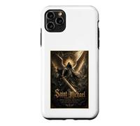 Carcasa para iPhone 11 Pro MAX San Miguel Gótico Guerrero Ángel Sagrado Icono Arte Fe