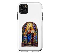 Carcasa para iPhone 11 Pro MAX San Pablo Apóstol Catedral gótica Mosaico Sagrado Icono Arte