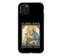 Carcasa para iPhone 11 Pro MAX San Pedro Rock Clásico Vibra Católica Petros sobre Esta Roca