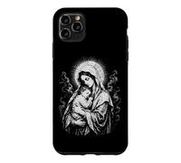 Carcasa para iPhone 11 Pro MAX Santísima Virgen María Sosteniendo al Niño Jesús Sagrado