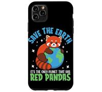 Carcasa para iPhone 11 Pro MAX Save The Earth Es el único Planeta Que Tiene Pandas Rojos