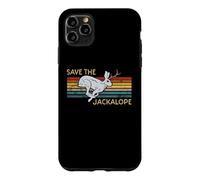 Carcasa para iPhone 11 Pro MAX Save The Jackalope - Vintage Rabbit - Camping Cryptozoology