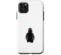 Carcasa para iPhone 11 Pro MAX Scary Stranger Devil Eyes Diseño de Arte de Terror