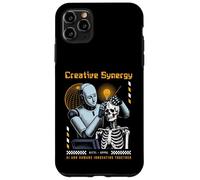 Carcasa para iPhone 11 Pro MAX Sci Fi Creative Synergy AI Humanos innovando Juntos