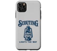 Carcasa para iPhone 11 Pro MAX Scouting Lights The Way Linterna al Aire Libre Vintage Cub Scouts