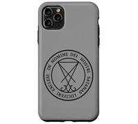 Carcasa para iPhone 11 Pro MAX Sello de Lucifer Infierno Wicca Satán Brujería 666 Diablo