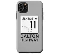 Carcasa para iPhone 11 Pro MAX Señal de Carretera de Alaska, Ruta 11, de Dalton Highway